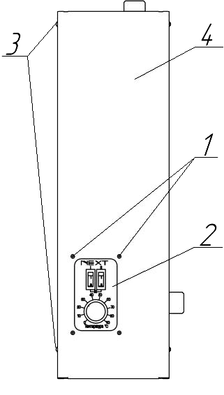 Устройство  электрокотлов ЭВАН Next 7 кВт