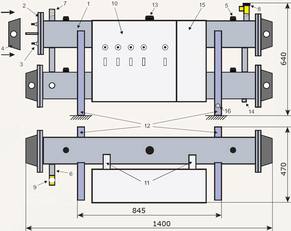 Конструкция водонагревателя ЭВАН ЭПВН-108